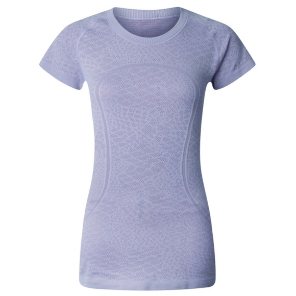 Lulu ‘Swiftly Tech SS Crew’ in Heathered Lilac - Picture 4 of 10